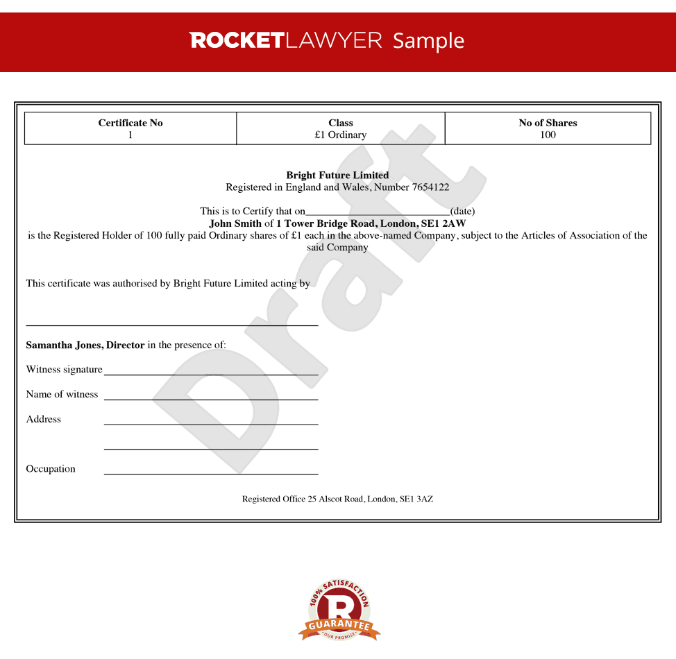 Certificate Of Shares Template ] – Uk Share Certificate With Regard To Share Certificate Template Pdf