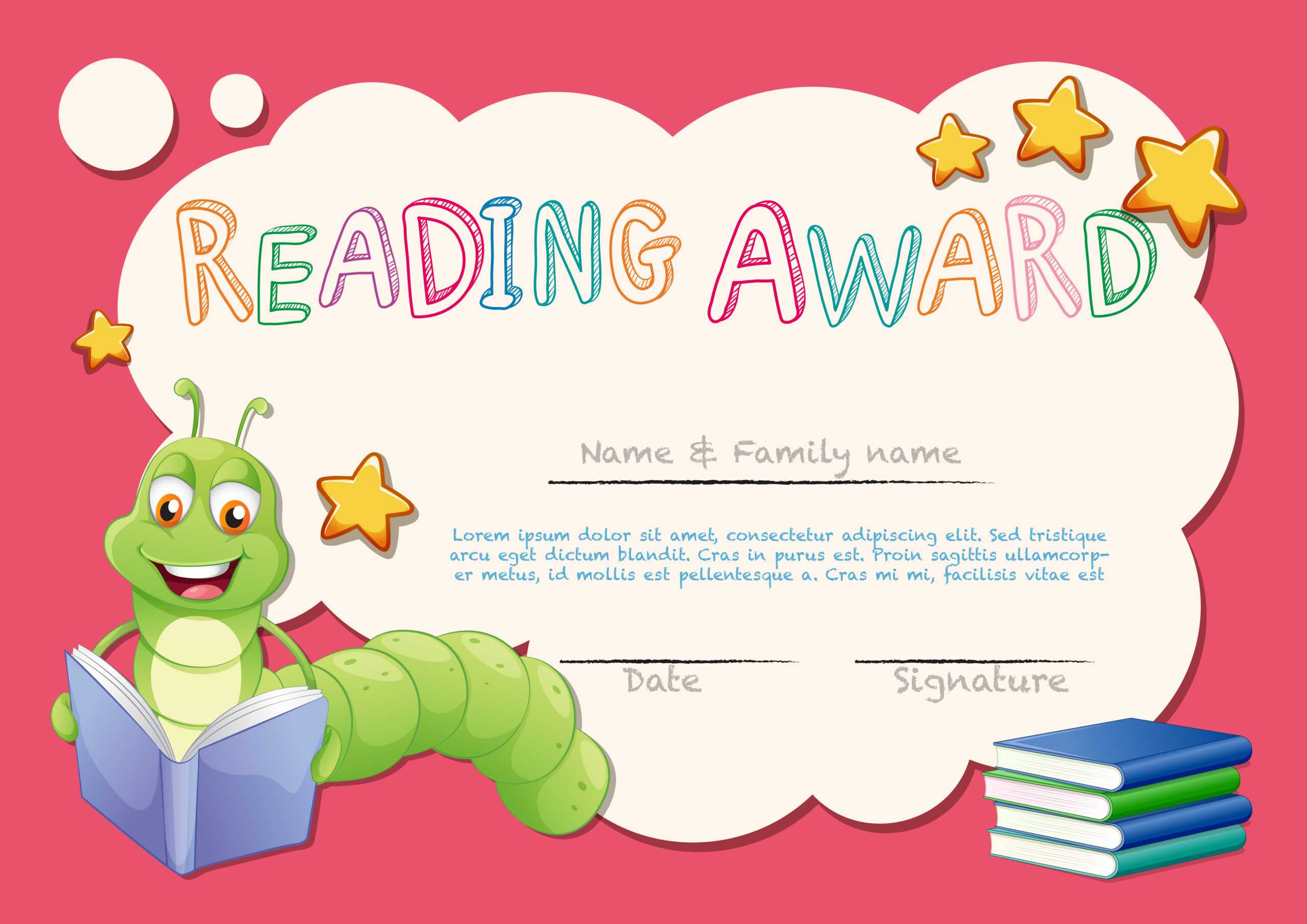 Certificate Template For Reading Award – Download Free In Star Award Certificate Template