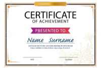 Certificate Template,diploma Layout,a4 Size ,vector pertaining to Certificate Template Size