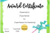 Certificates For Kids within Free Kids Certificate Templates