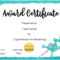 Certificates For Kids within Free Kids Certificate Templates