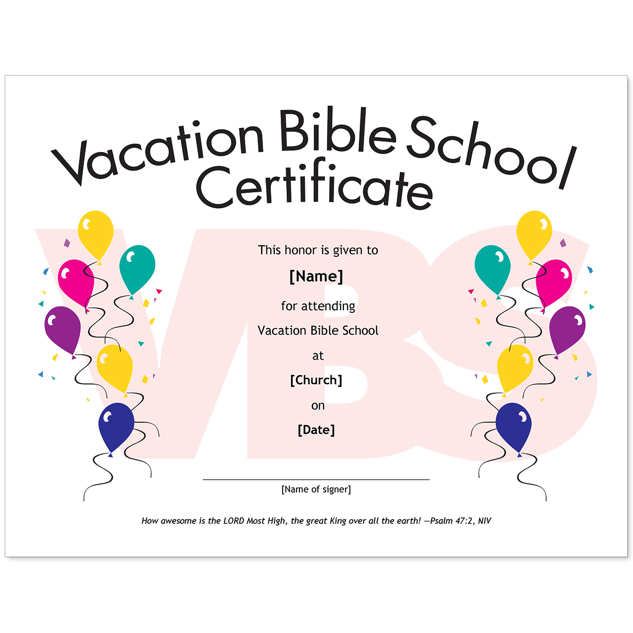 Certificates Of Completion For Kids – Calep.midnightpig.co For Vbs Certificate Template