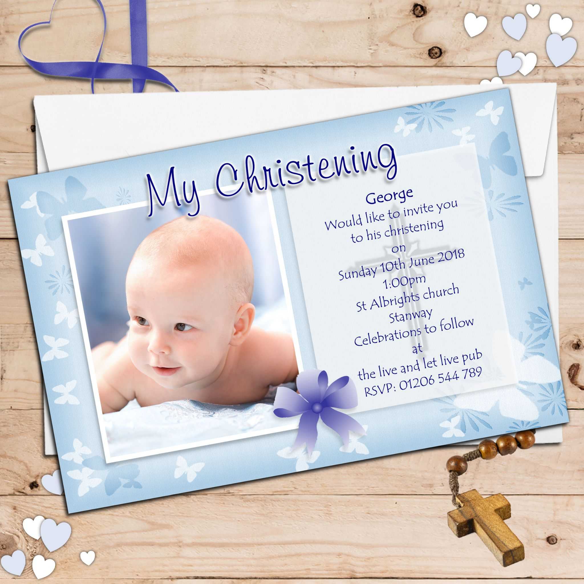 Christening Invitation Cards : Christening Invitation Cards Regarding Free Christening Invitation Cards Templates