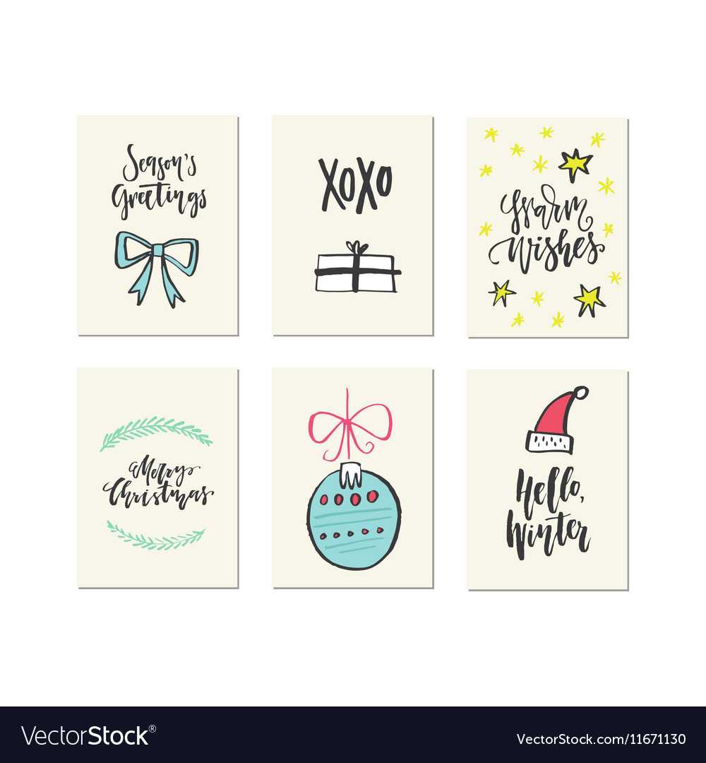 Christmas Card Templates Within Christmas Note Card Templates