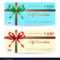 Christmas Gift Card Or Gift Voucher Template intended for Christmas Gift Certificate Template Free Download