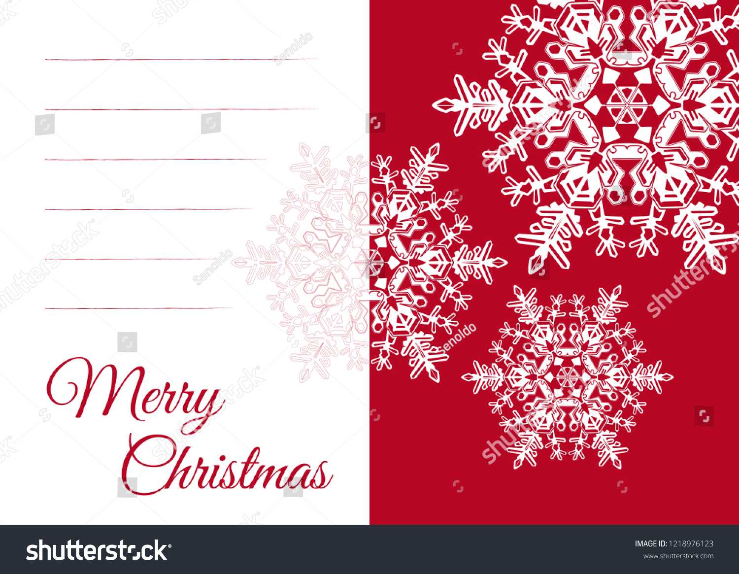 Christmas Vector Greeting Card Template Blank | Royalty Free In Free Printable Blank Greeting Card Templates