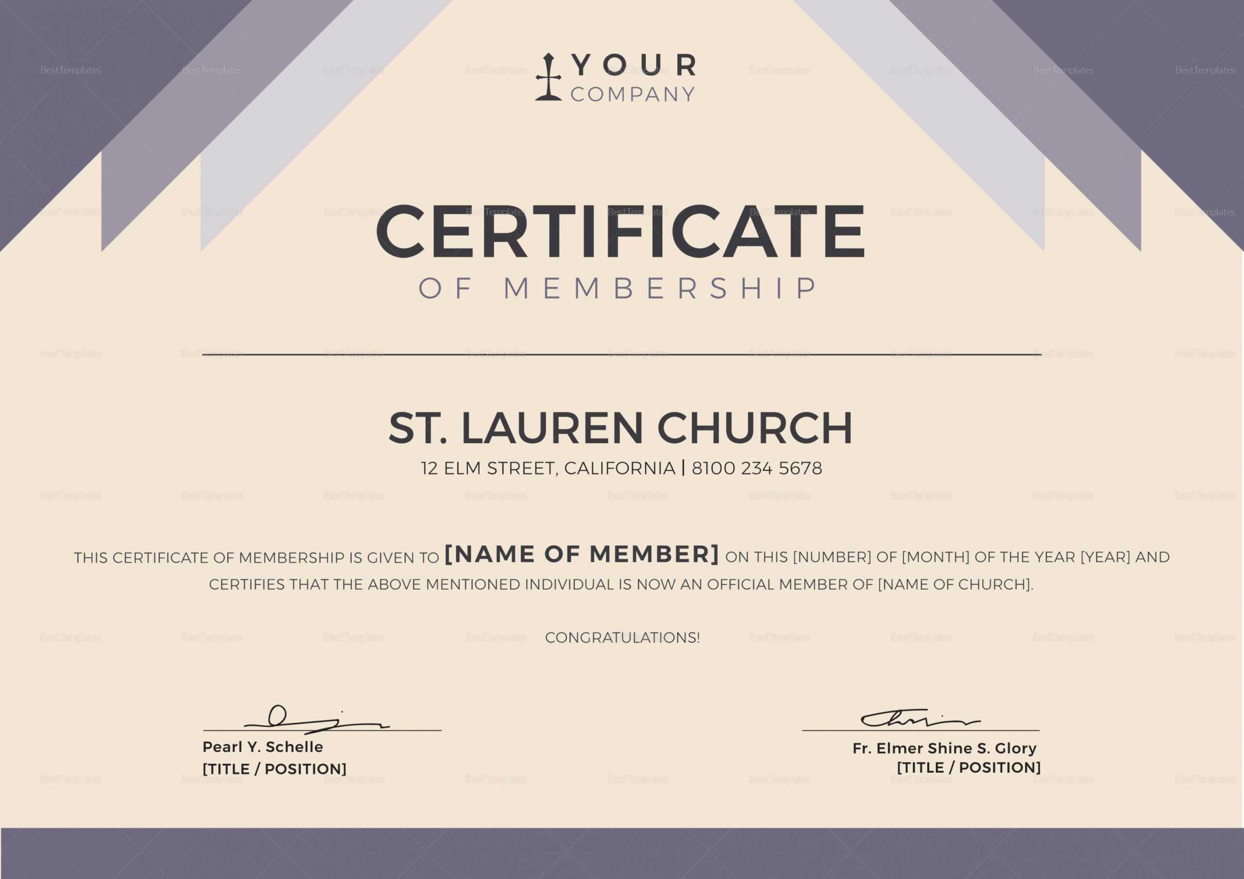 Church Certificate Design – Yeppe.digitalfuturesconsortium Throughout Certificate Of Ordination Template