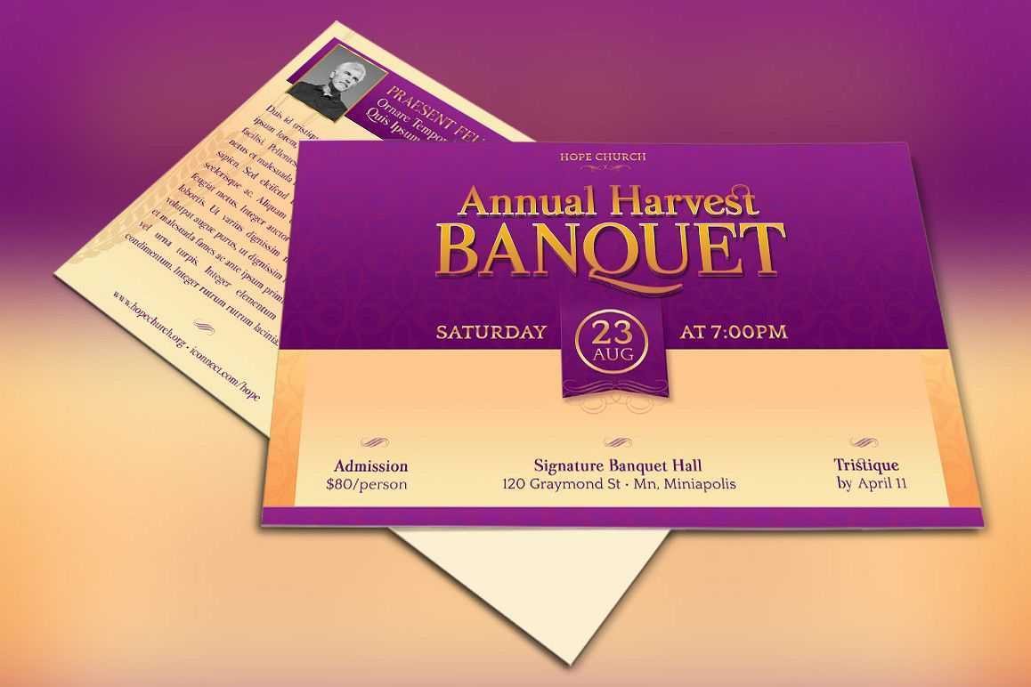Church Gala Invitation Template With Church Invite Cards Template