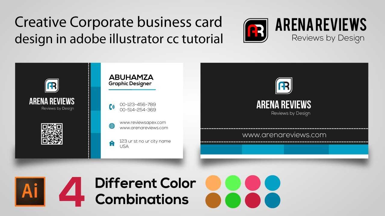 Clean Modern Multipurpose Business Card Template – Illustrator Cc Tutorial Pertaining To Playing Card Template Illustrator
