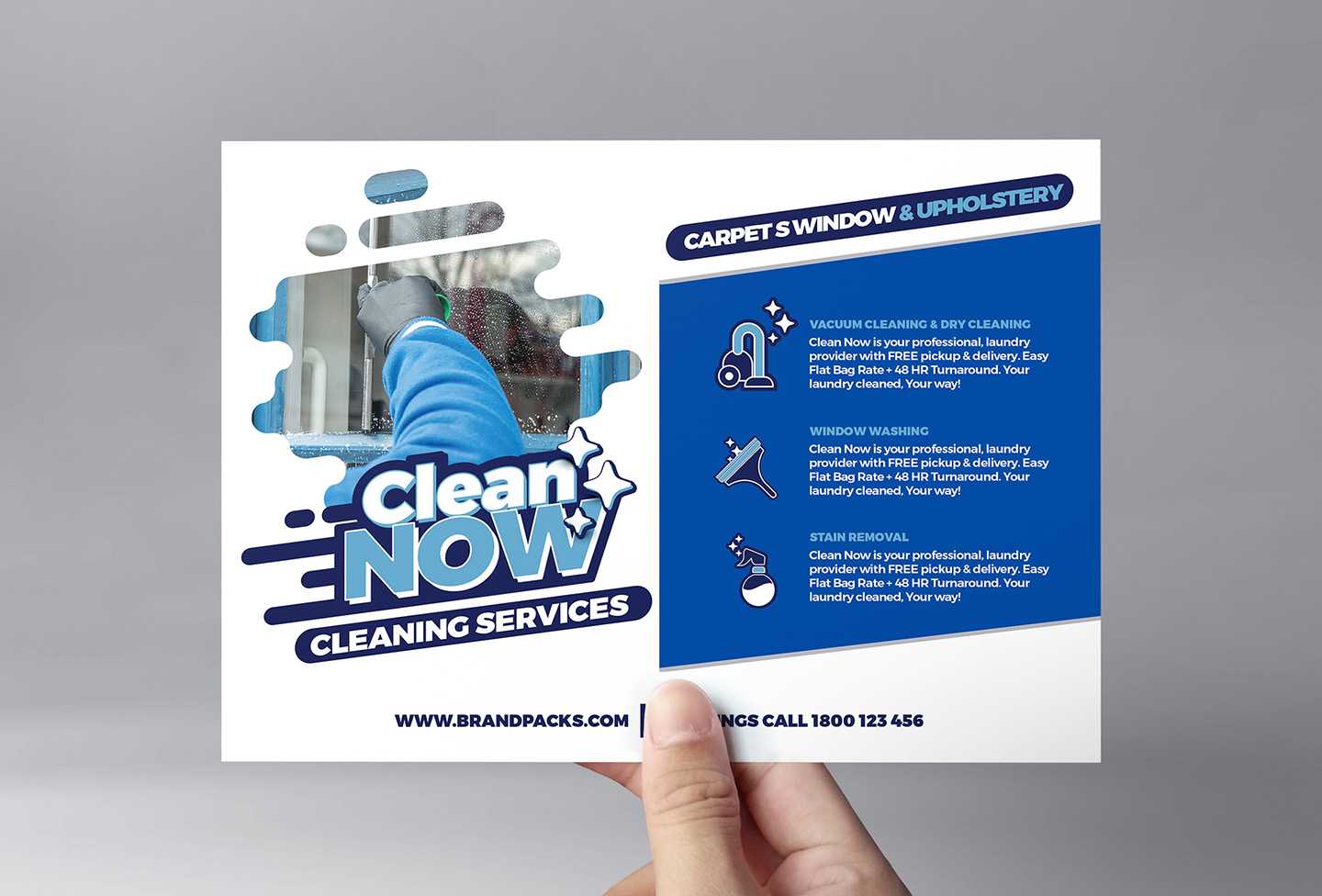 Cleaning Service Flyer Template In Psd, Ai & Vector - Brandpacks Throughout Cleaning Brochure Templates Free
