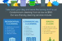 Cleaning Service Flyer within Commercial Cleaning Brochure Templates