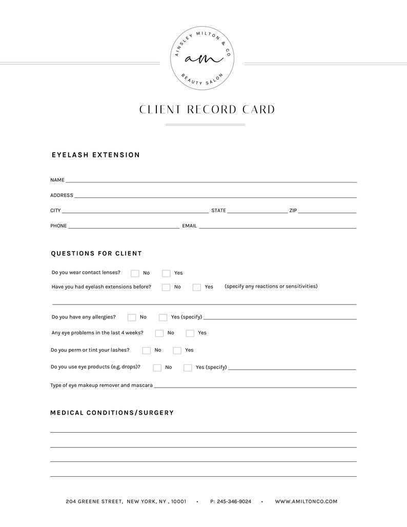 Client Record Template – Calep.midnightpig.co Regarding Dog Grooming Record Card Template
