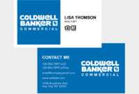 Coldwell Banker Business Card regarding Coldwell Banker Business Card Template