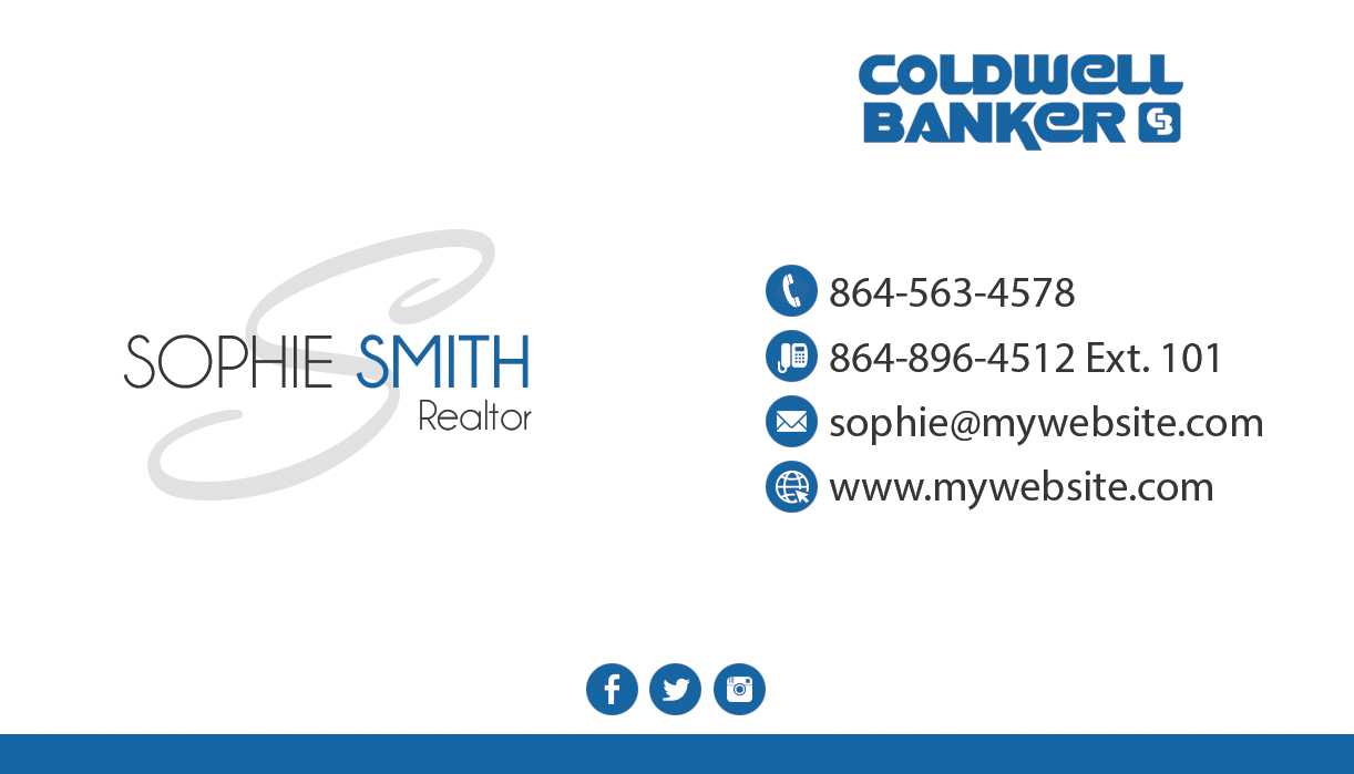 Coldwell Banker Business Card Template ] – Realtor Business In Coldwell Banker Business Card Template