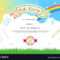 Colorful Kids Summer Camp Diploma Certificate With Regard To Summer Camp Certificate Template