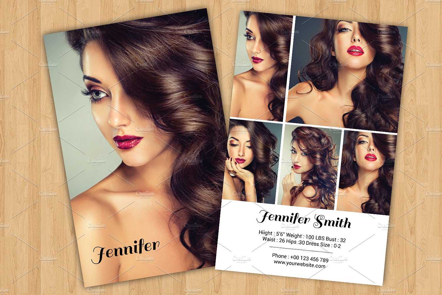 Comp Card Template – Calep.midnightpig.co With Regard To Free Model Comp Card Template Psd