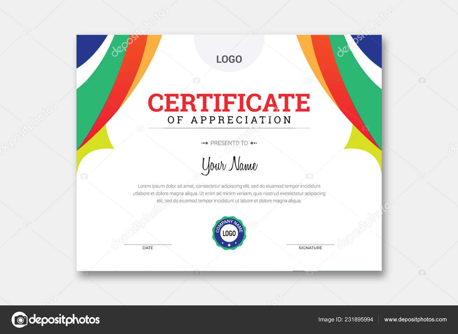 Comp Card Template Psd | Abstract Certificate Template Pertaining To Download Comp Card Template