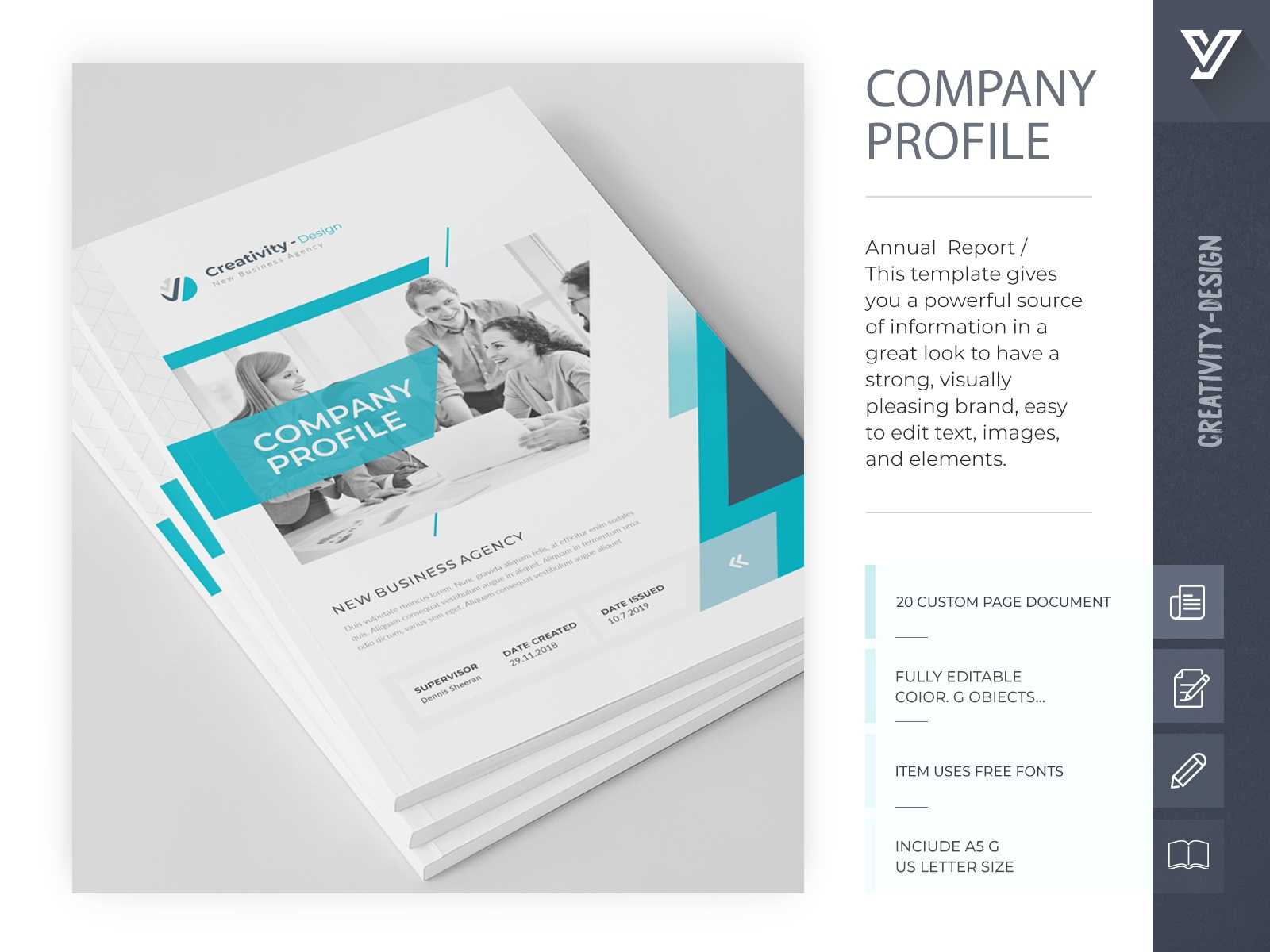 Company Profilecreativity Design On Dribbble With Regard To Adobe Indesign Brochure Templates