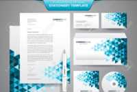 Complete Set Of Business Stationery Template Such As Letterhead,.. throughout Business Card Letterhead Envelope Template