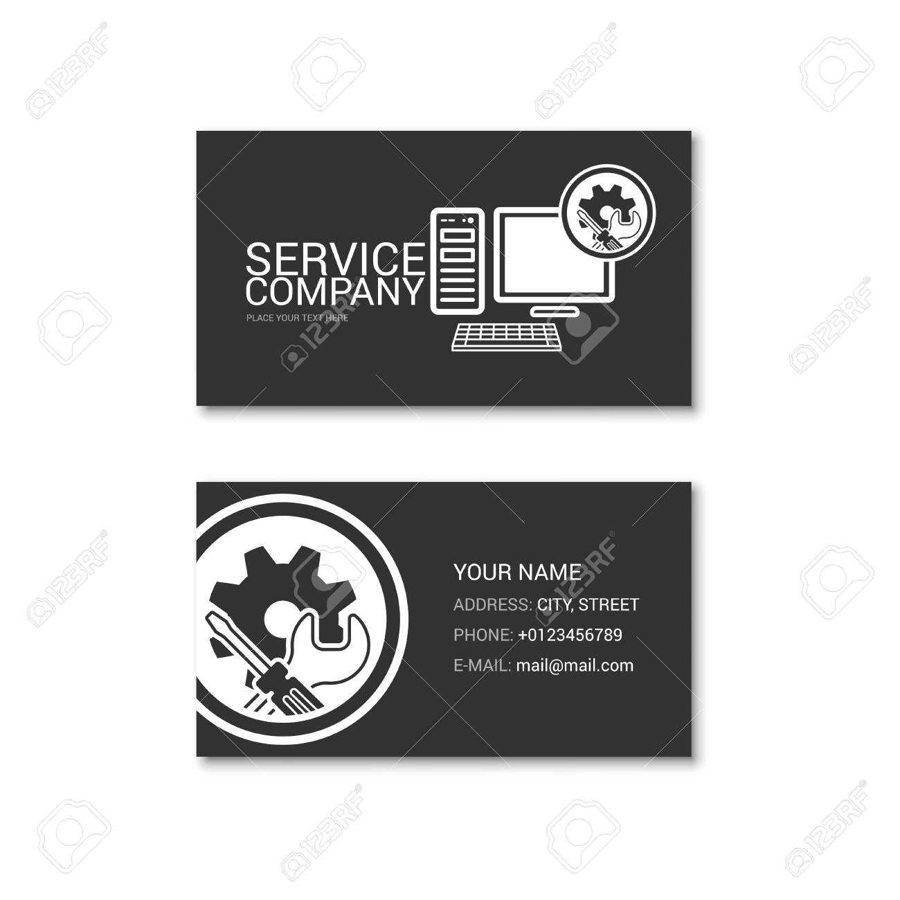 Computer Repair Business Cards – Calep.midnightpig.co Regarding Advocare Business Card Template