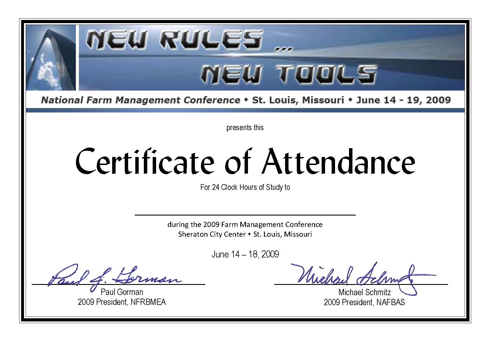 Conference Certificate Of Attendance Template - Great With Conference Certificate Of Attendance Template