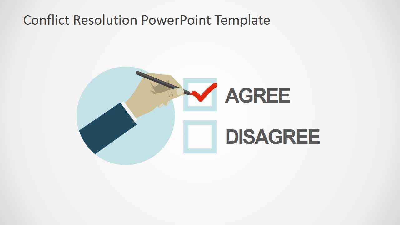 Conflict Resolution Powerpoint Template Intended For Powerpoint Template Resolution