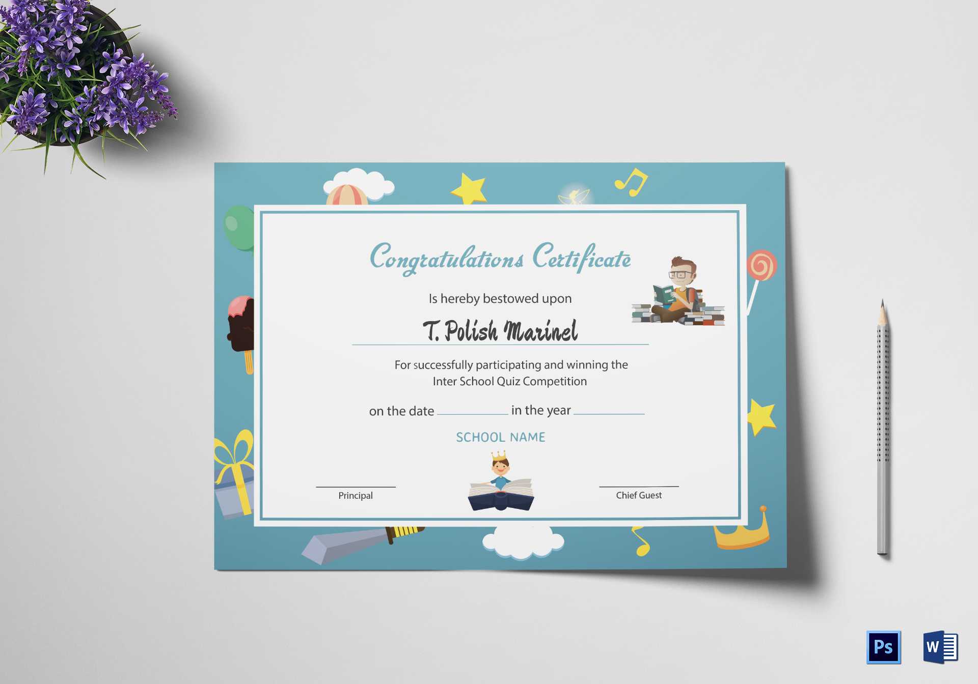 Congratulation Certificates Templates – Calep.midnightpig.co Throughout Superlative Certificate Template