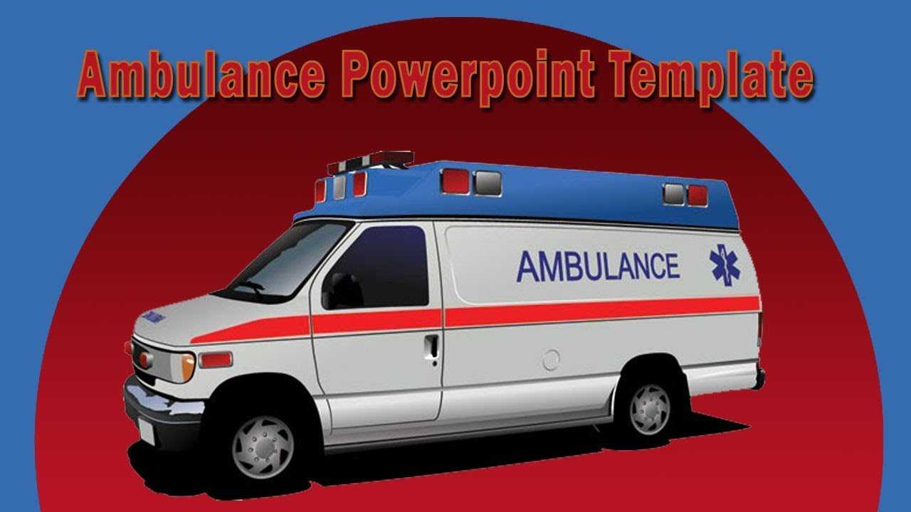 Cool Ambulance Powerpoint Template With Animation – Youtube With Ambulance Powerpoint Template