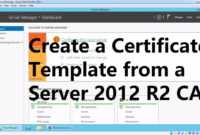 Create A Certificate Template From A Server 2012 R2 Certificate Authority inside No Certificate Templates Could Be Found