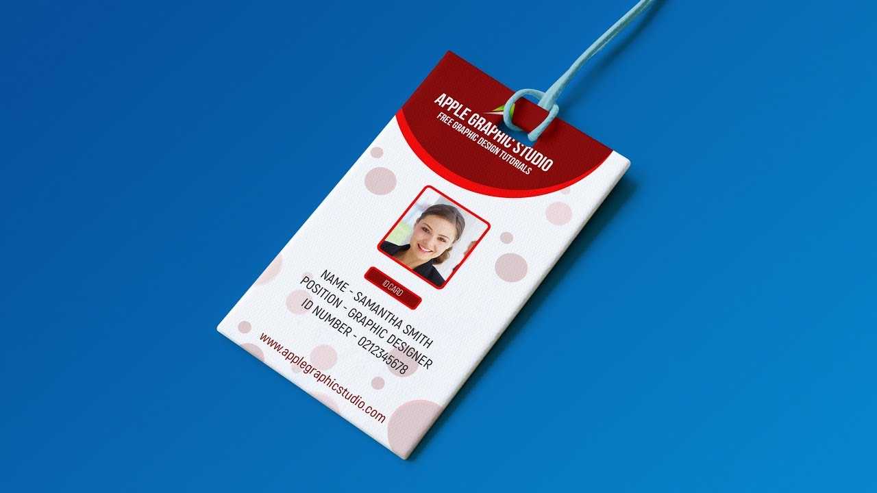 Create Professional Id Card Template – Photoshop Tutorial Pertaining To Pvc Card Template