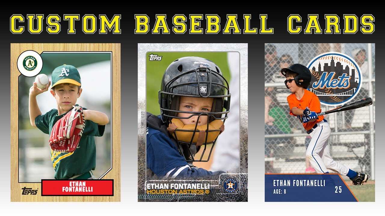 Create Your Own Baseball Cards With Custom Baseball Cards Template