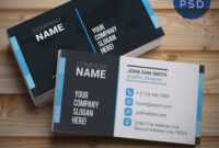 Creative And Clean Business Card Template Psd | Psdfreebies throughout Name Card Design Template Psd
