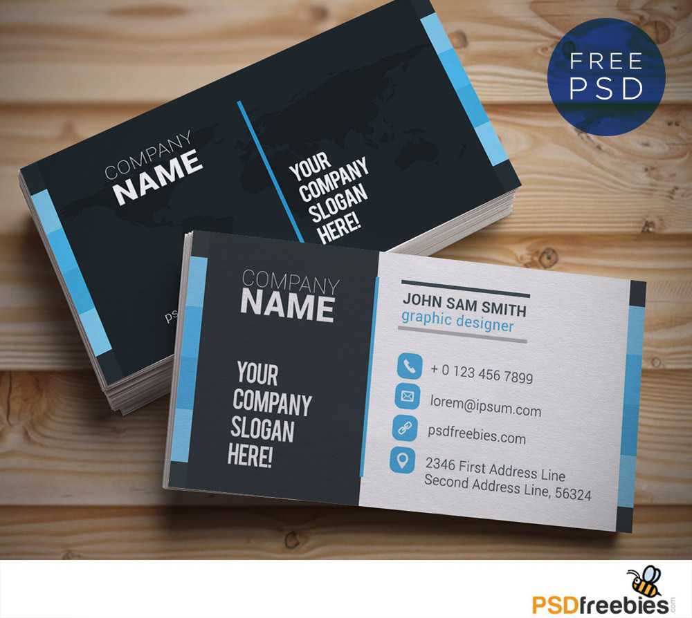 Creative And Clean Business Card Template Psd | Psdfreebies Within Free Complimentary Card Templates