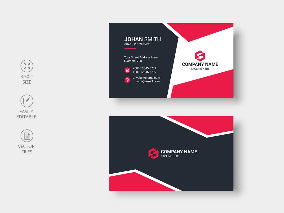 Creative Business Card Template | Searchmuzli Within Web Design Business Cards Templates