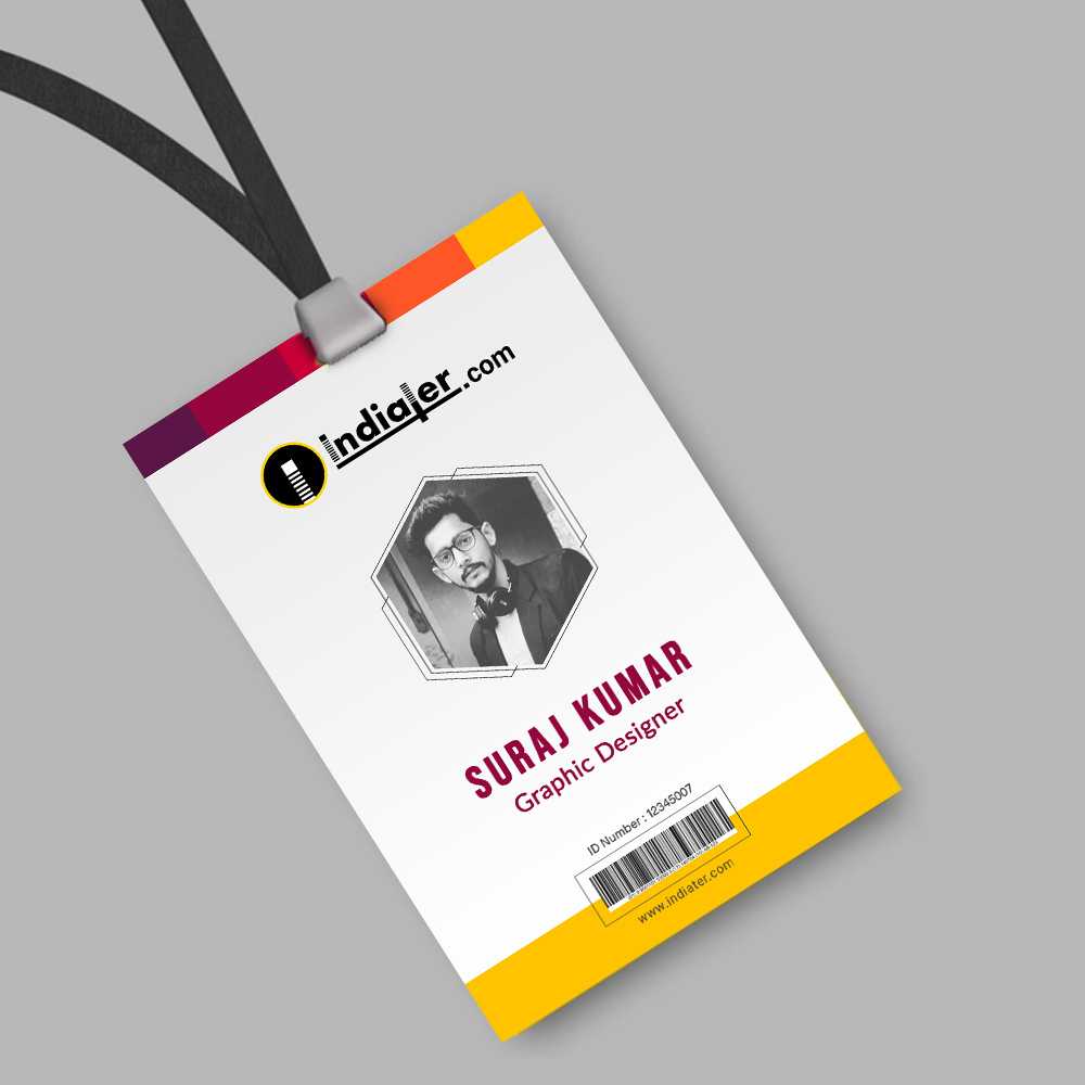Creative Corporate Official Id Card Template Psd Free – Indiater With Photographer Id Card Template