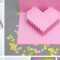 Creative Ideas – Diy Pixel Heart Popup Card Intended For Pop Out Heart Card Template