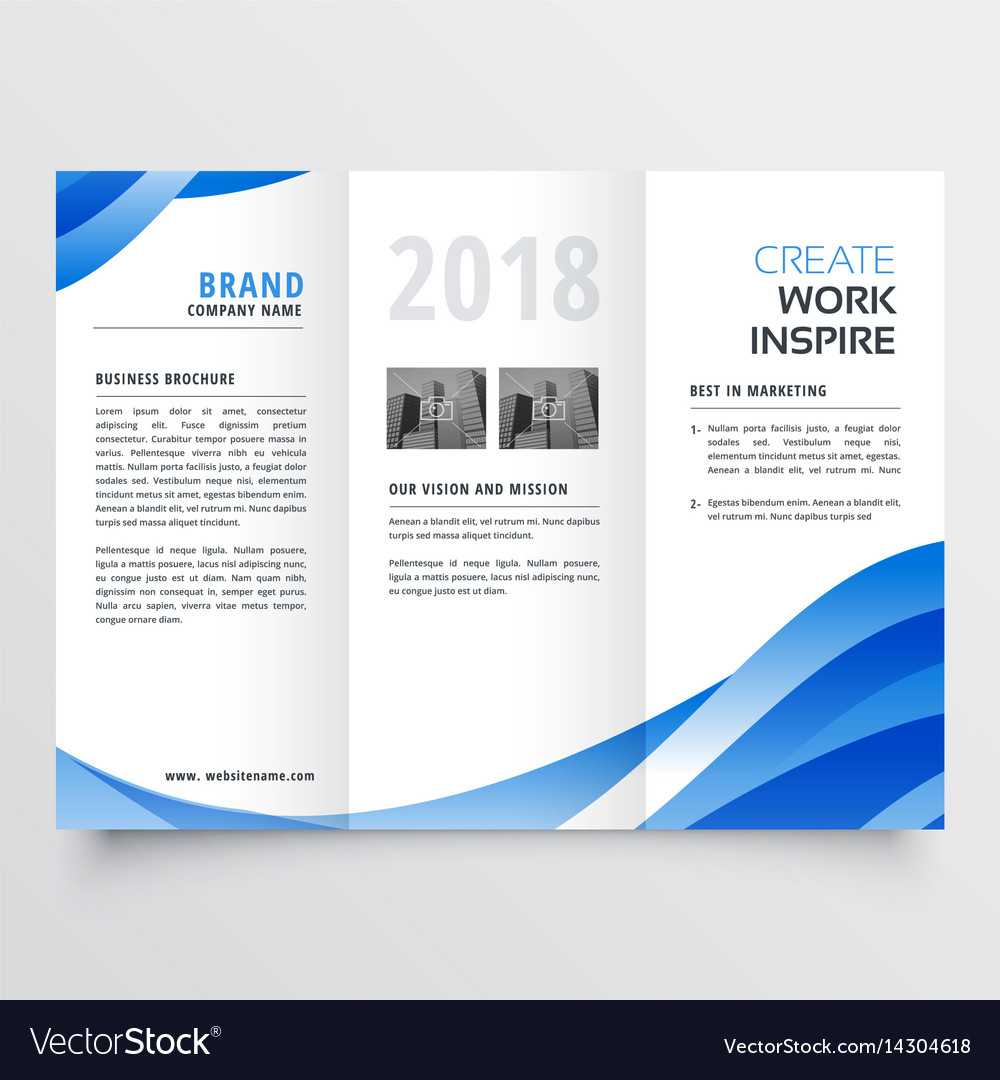 Creative Tri Fold Brochure Design Template With For Creative Brochure Templates Free Download