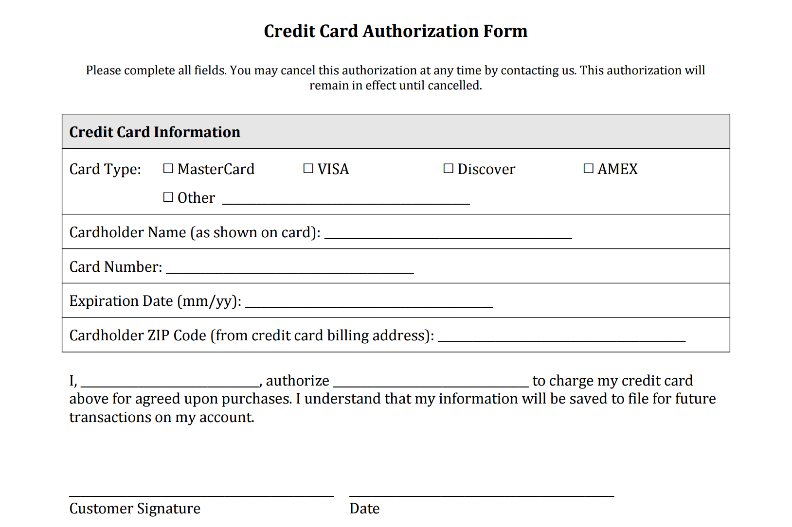 Credit Card Authorisation Form Template Australia – Calep For Credit Card Authorisation Form Template Australia