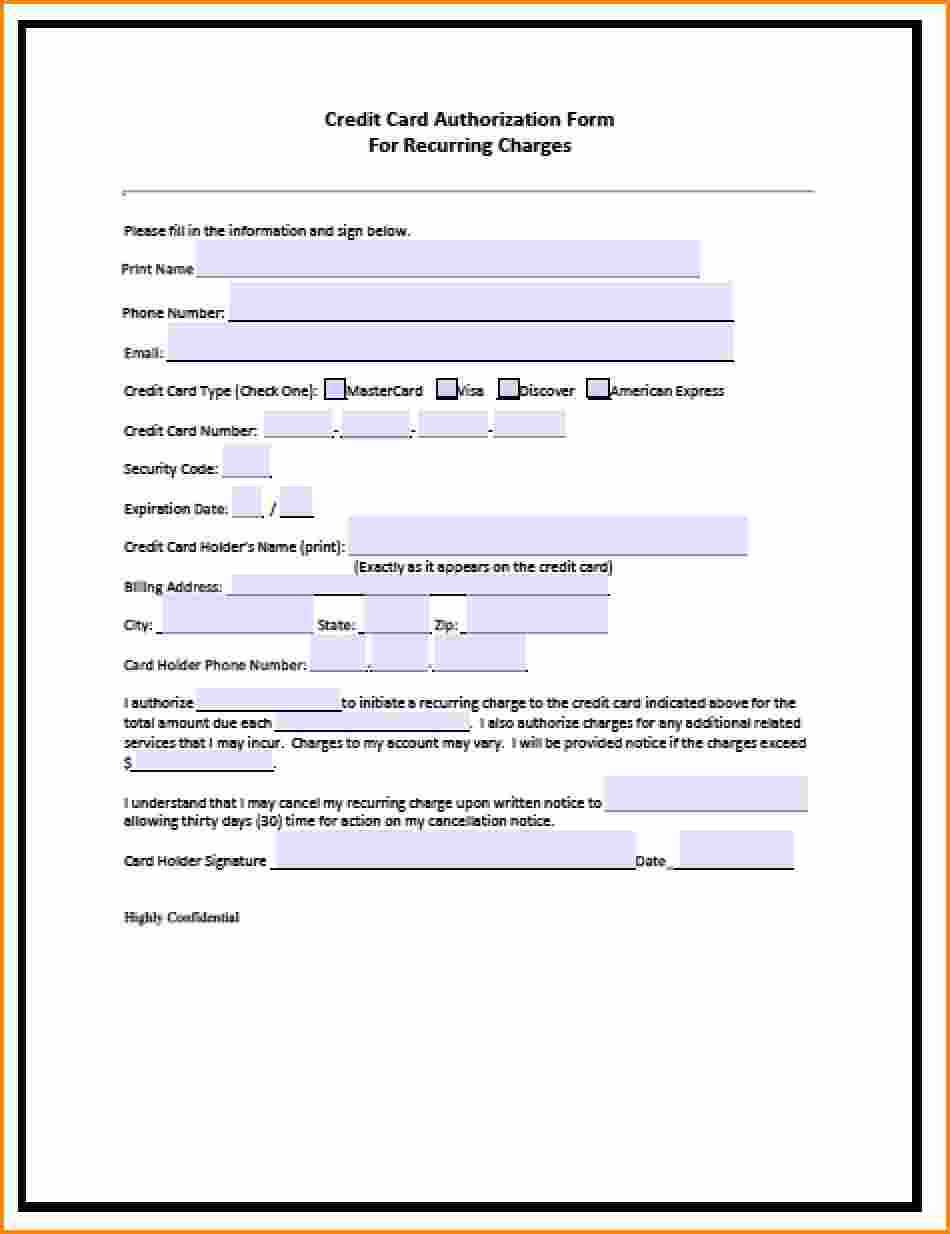 Credit Card Authorization Form – Fotolip With Regard To Credit Card Authorisation Form Template Australia