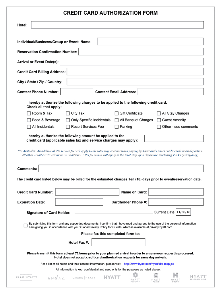 Credit Card Authorization Form Template – Fill Out And Sign Printable Pdf  Template | Signnow Regarding Credit Card Authorisation Form Template Australia