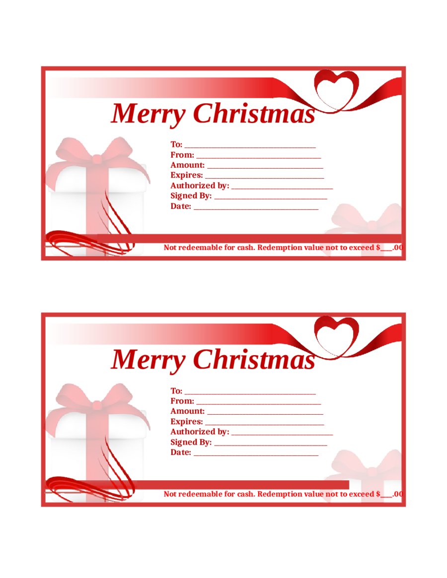 Custom Gift Cards – Edit, Fill, Sign Online | Handypdf Regarding Fillable Gift Certificate Template Free