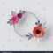 Стоковая Иллюстрация «3D Render Abstract Paper Flowers Pink Regarding Headband Card Template