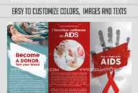 Day Of Fight With Aids Psd Brochure with regard to Hiv Aids Brochure Templates