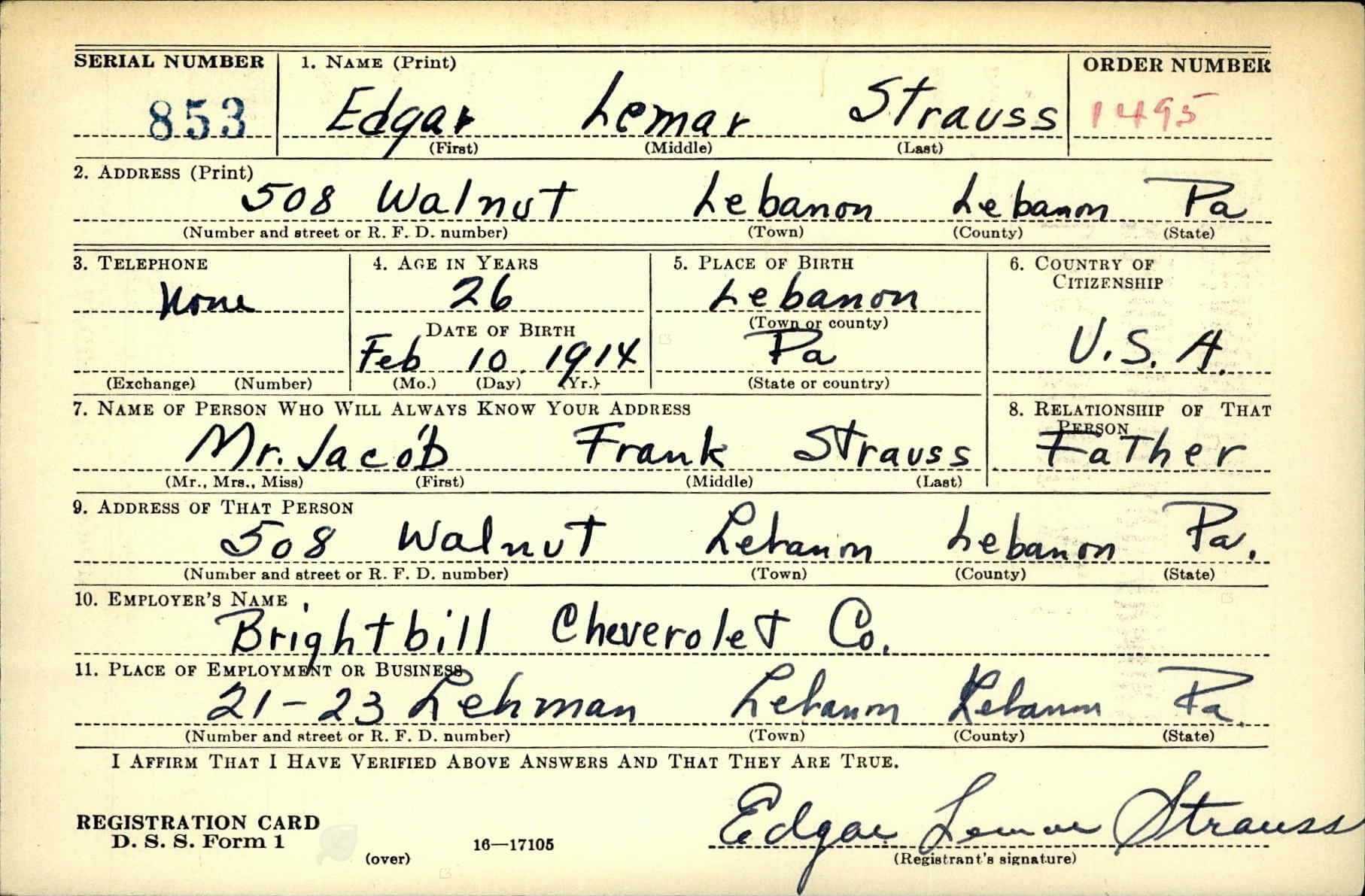 Deciphering Draft Registration Cards For Genealogy: World For World War 2 Identity Card Template