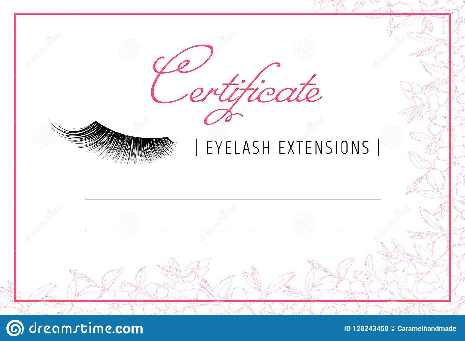 Diploma Eyelash Extensions. Makeup Certificate Template Inside School Certificate Templates Free