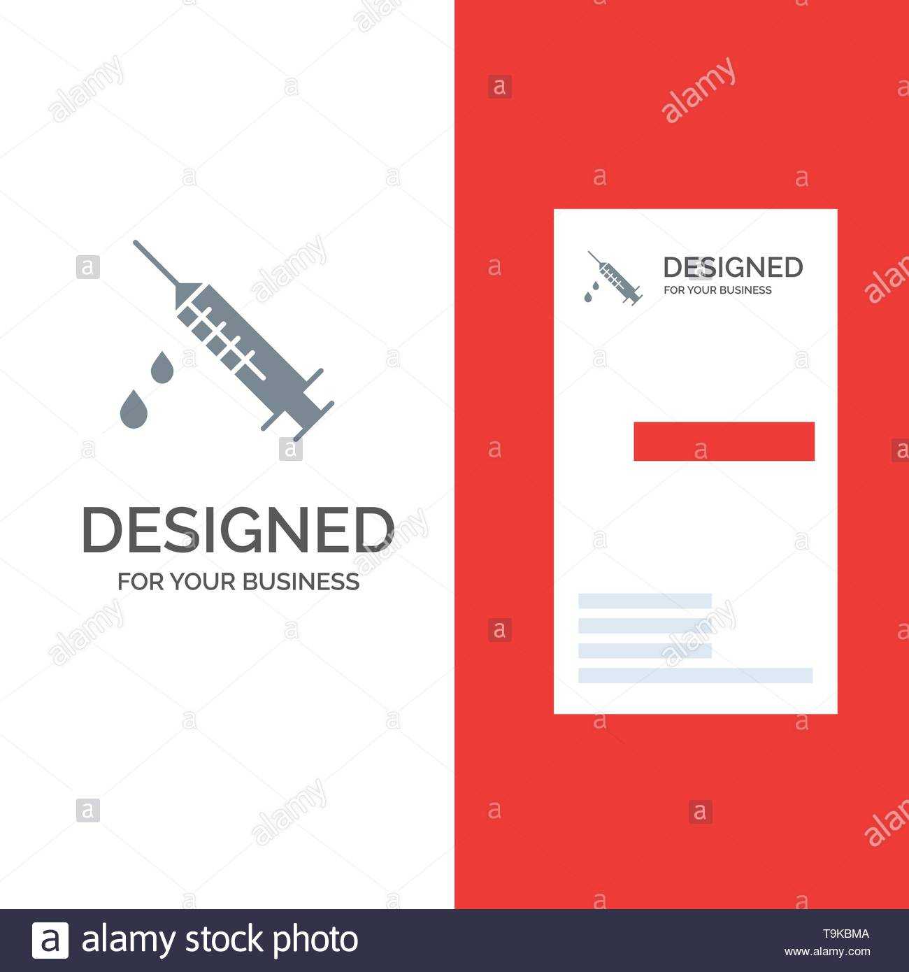 Dope, Injection, Medical, Drug Grey Logo Design And Business Intended For Dope Card Template