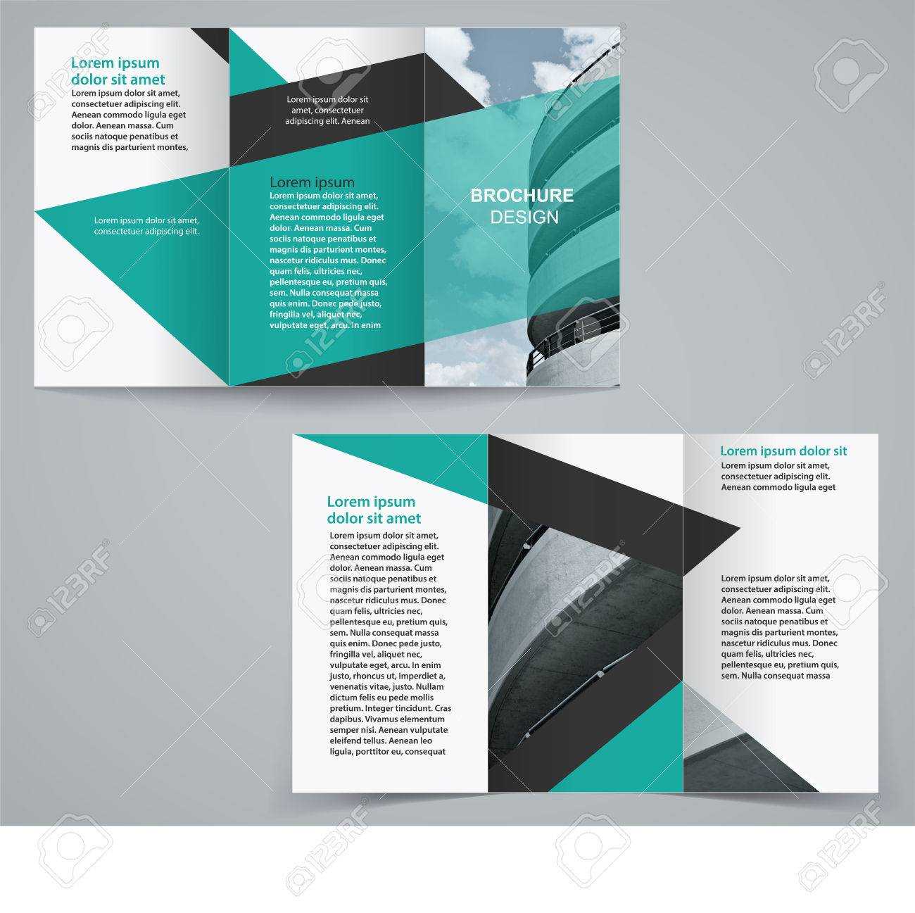 Double Sided Brochure Templates – Calep.midnightpig.co In 2 Fold Brochure Template Free