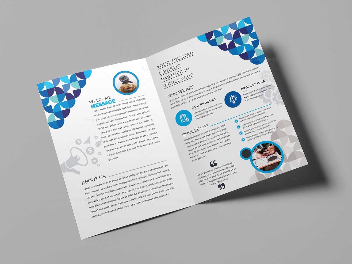 Double Sided Brochure Templates – Calep.midnightpig.co Intended For One Sided Brochure Template