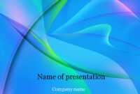 Download Free Blue Fantasy Powerpoint Template For Presentation for Microsoft Office Powerpoint Background Templates