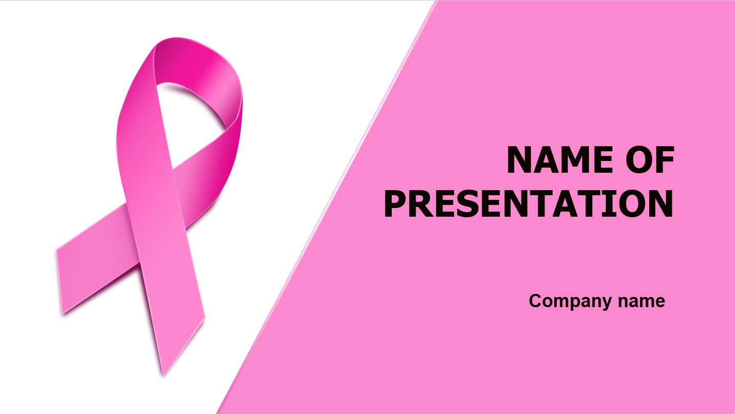 Download Free Breast Cancer Powerpoint Template And Theme Regarding Free Breast Cancer Powerpoint Templates